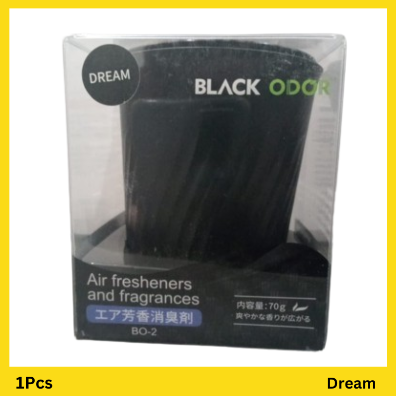 Black Odor - Air Freshener and Fragrance - Long-Lasting Scent - 70g