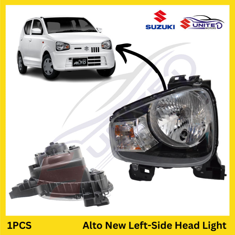 Suzuki Genuine Left-Side Headlight for New Alto - Illuminate the Night with Clarity - Enhance Safety and Visibility with Genuine Suzuki Part.
