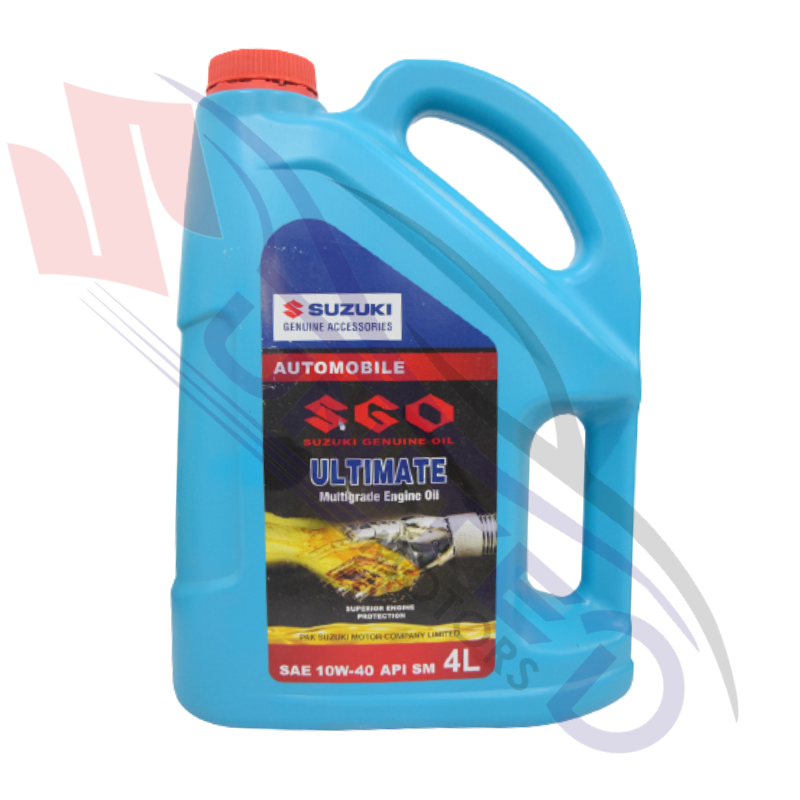 Pak Suzuki Genuine Ultimate Engine Oil 10W40-SM (Mineral Oil) - Superior Protection and Lubrication - Elevate Your Engine's Performance and Longevity.