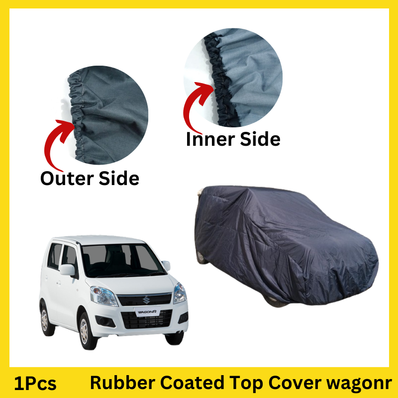Pak Suzuki Waterproof & Dustproof Top Cover for WagonR - Waterproof and dustproof top cover designed to protect your vehicle from rain, dust, and sunlight. Durable PVC and rubber-coated construction for all-weather protection.